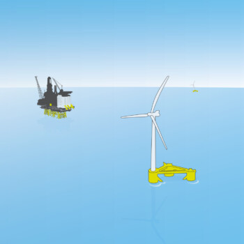 Windfloat, havvind utbygging konsept Windfloat, havvind utbygging konsept